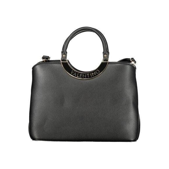 Mario Valentino Black Polyurethane Women Women's Handbag